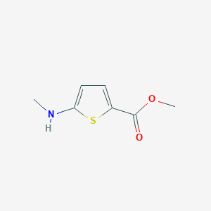 molecular formula C7H9NO2S B8269765 Methyl 5-(methylamino)thiophene-2-carboxylate CAS No. 859855-63-3