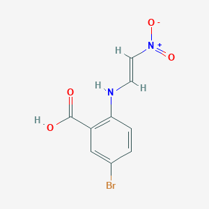 molecular formula C9H7BrN2O4 B8269786 Benzoic acid, 5-bromo-2-[(2-nitroethenyl)amino]- CAS No. 1201643-75-5