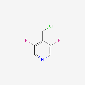 molecular formula C6H4ClF2N B8269789 4-(Chloromethyl)-3,5-difluoropyridine CAS No. 1227606-39-4