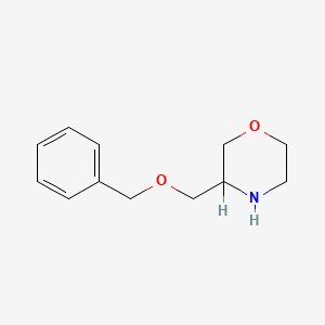 molecular formula C12H17NO2 B8269930 3-((Benzyloxy)methyl)morpholine CAS No. 138969-58-1