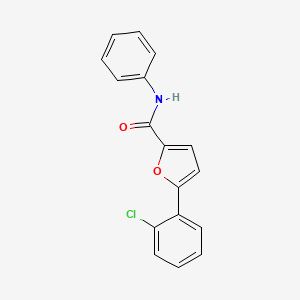 molecular formula C17H12ClNO2 B8269971 5-(2-chlorophenyl)-N-phenyl-2-furancarboxamide CAS No. 199458-84-9
