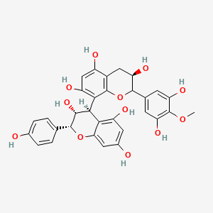 molecular formula C31H28O12 B8270000 Proanthocyanidin CAS No. 274678-42-1