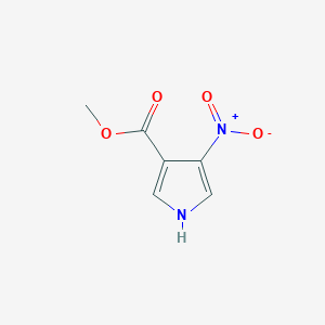 molecular formula C6H6N2O4 B8270021 Methyl 4-nitro-1H-pyrrole-3-carboxylate CAS No. 1195901-57-5