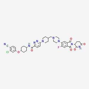 molecular formula C41H43ClFN9O6 B8270050 Bavdegalutamide CAS No. 2222112-77-6