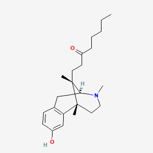 molecular formula C23H35NO2 B8270145 Tonazocine CAS No. 71461-18-2