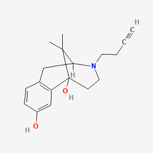 molecular formula C18H23NO2 B8270163 Butinazocine CAS No. 93821-75-1