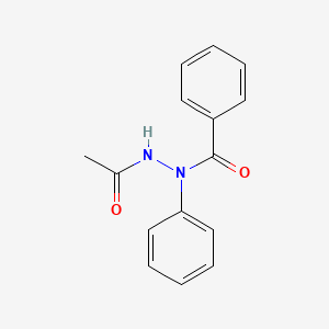 molecular formula C15H14N2O2 B8270217 N'-acetyl-N-phenylbenzohydrazide CAS No. 70609-11-9