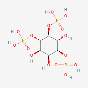 molecular formula C6H15O15P3 B8270341 [(1S,2R,3S,4S,5R,6S)-2,3,5-trihydroxy-4,6-diphosphonooxycyclohexyl] dihydrogen phosphate CAS No. 27121-73-9