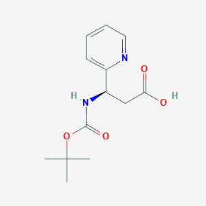 (betaR)-beta-[[(1,1-Dimethylethoxy)carbonyl]amino]-2-pyridinepropanoic acid