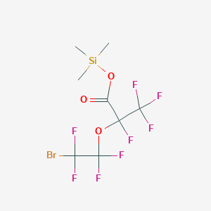 Trimethylsilyl 2-(2-bromotetrafluoroethoxy) tetrafluoropropionate