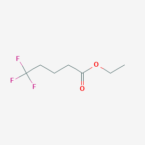 molecular formula C7H11F3O2 B8270402 Ethyl 5,5,5-trifluoropentanoate CAS No. 217186-74-8