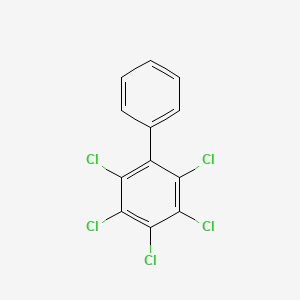 molecular formula C12H5Cl5 B8270423 2,3,4,5,6-Pentachlorobiphenyl CAS No. 25429-29-2