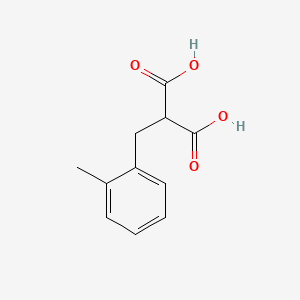 molecular formula C11H12O4 B8270566 2-[(2-methylphenyl)methyl]propanedioic Acid CAS No. 78606-96-9