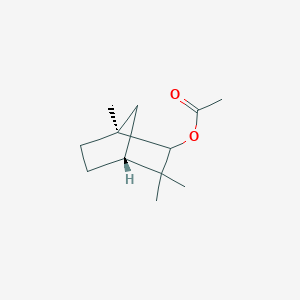 molecular formula C12H20O2 B8270574 2-Norbornanol, 1,3,3-trimethyl-, acetate CAS No. 99341-77-2