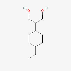 molecular formula C11H22O2 B8270576 2-(4-Ethylcyclohexyl)propane-1,3-diol CAS No. 861710-21-6