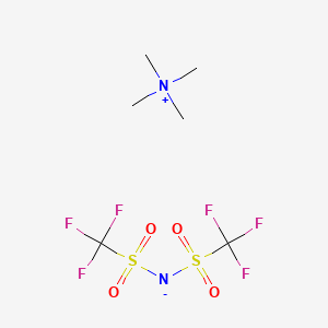 molecular formula C6H12F6N2O4S2 B8270589 Tetramethylammonium bis(trifluoromethanesulfonyl)imide CAS No. 161401-25-8