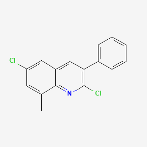 2,6-Dichloro-8-methyl-3-phenylquinoline