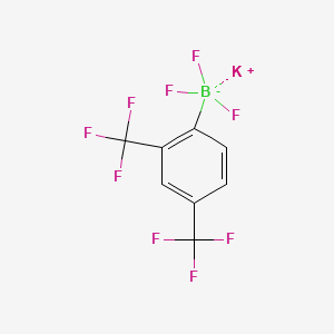 molecular formula C8H3BF9K B8270698 2,4-Bis(trifluoromethyl)phenyltrifluoroborate potassium salt CAS No. 1150655-10-9