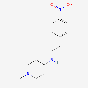 1-methyl-N-(4-nitrophenethyl)piperidin-4-amine