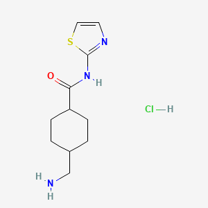 (trans)-4-Aminomethyl-cyclohexanecarboxylic acid thiazol-2-ylamide hydrochloride