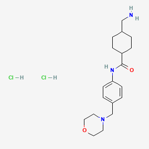 (trans)-4-Aminomethylcyclohexanecarboxylic acid (4-morpholin-4-ylmethylphenyl)amide,dihydrochloride