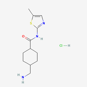 (trans)-4-Aminomethylcyclohexanecarboxylic acid (5-methylthiazol-2-yl)amide,hydrochloride