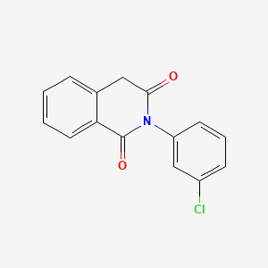 molecular formula C15H10ClNO2 B8270767 2-(3-Chloro-phenyl)-4h-isoquinoline-1,3-dione CAS No. 22367-12-0