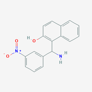 1-[Amino-(3-nitro-phenyl)-methyl]-naphthalen-2-OL