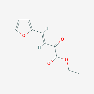 molecular formula C10H10O4 B8270840 (E)-Ethyl 4-(furan-2-YL)-2-oxobut-3-enoate CAS No. 569338-09-6