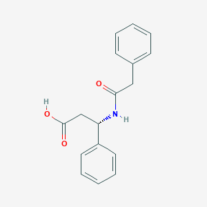 molecular formula C17H17NO3 B8270888 (S)-N-Phenylacetyl-beta-phenylalanine CAS No. 65414-83-7