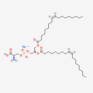 molecular formula C42H77NNaO10P B8270905 Sodium 1,2-dioleoyl-sn-glycero-3-phospho-L-serine CAS No. 6811-55-8