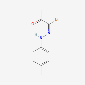 molecular formula C10H11BrN2O B8270969 1-Bromo-1-[2-(4-methylphenyl)hydrazono]-2-propanone CAS No. 74519-39-4