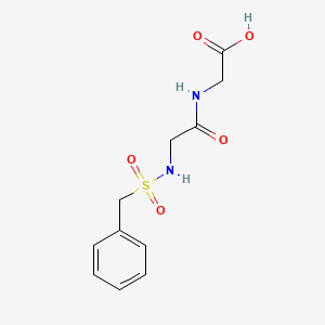 ({[(Benzylsulfonyl)amino]acetyl}amino)acetic acid