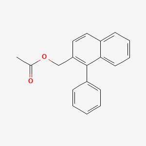 molecular formula C19H16O2 B8271061 1-Phenyl-naphthalen-2-ylmethyl acetate CAS No. 883221-24-7