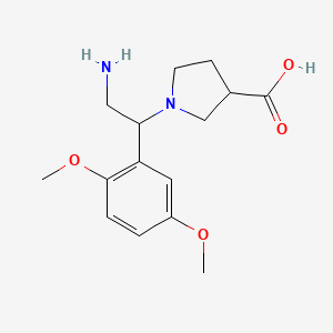 1-[2-Amino-1-(2,5-dimethoxy-phenyl)-ethyl]-pyrrolidine-3-carboxylic acid