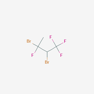 molecular formula C4H4Br2F4 B8271174 2,3-Dibromo-1,1,1,3-tetrafluorobutane CAS No. 933600-85-2