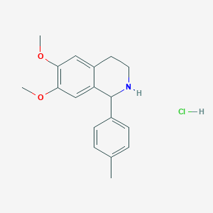 1-(4-Methylphenyl)-6,7-dimethoxy-1,2,3,4-tetrahydroisoquinoline hydrochloride