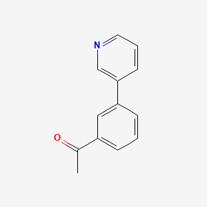 molecular formula C13H11NO B8271275 3-(3-Acetylphenyl)pyridine CAS No. 171092-38-9