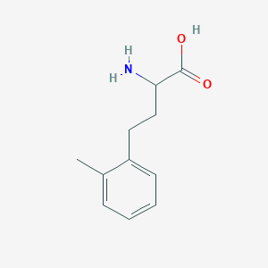 molecular formula C11H15NO2 B8271281 2-Amino-4-(o-tolyl)butanoic acid CAS No. 225233-69-2