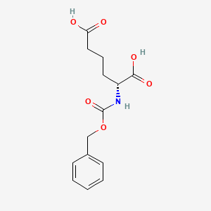 molecular formula C14H17NO6 B8271284 Cbz-(R)-2-aminoadipic acid CAS No. 24325-15-3