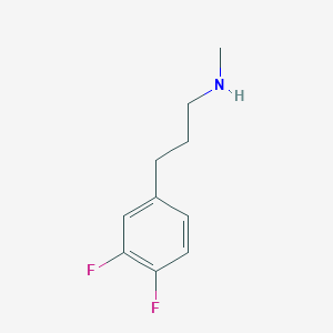 3-(3,4-Difluorophenyl)-N-methylpropan-1-amine