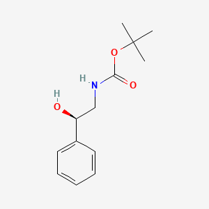molecular formula C13H19NO3 B8271386 1,1-Dimethylethyl [(2R)-2-hydroxy-2-phenylethyl]carbamate CAS No. 86013-50-5
