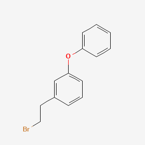 molecular formula C14H13BrO B8271426 1-(2-Bromoethyl)-3-phenoxybenzene CAS No. 91627-20-2