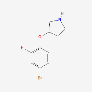 3-(4-Bromo-2-fluorophenoxy)pyrrolidine