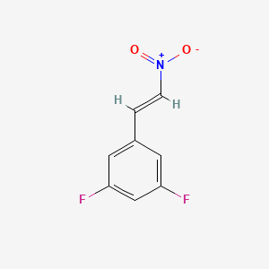 molecular formula C8H5F2NO2 B8271477 Benzene, 1,3-difluoro-5-(2-nitroethenyl)- CAS No. 157224-25-4