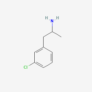 molecular formula C9H12ClN B8271480 1-(3-Chlorophenyl)propan-2-amine CAS No. 32560-59-1