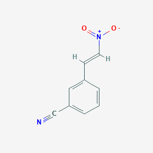 molecular formula C9H6N2O2 B8271492 Benzonitrile, 3-(2-nitroethenyl)- CAS No. 62248-92-4