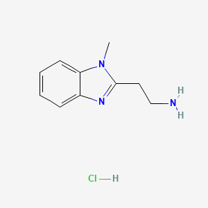 2-(1-Methyl-1H-benzoimidazol-2-yl)-ethylamine hydrochloride