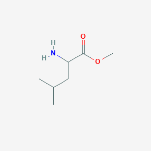molecular formula C7H15NO2 B8271502 Methyl 2-amino-4-methylpentanoate CAS No. 18869-43-7
