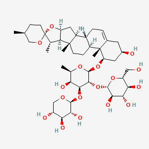 molecular formula C44H70O17 B8271591 Spicatoside A CAS No. 128397-47-7